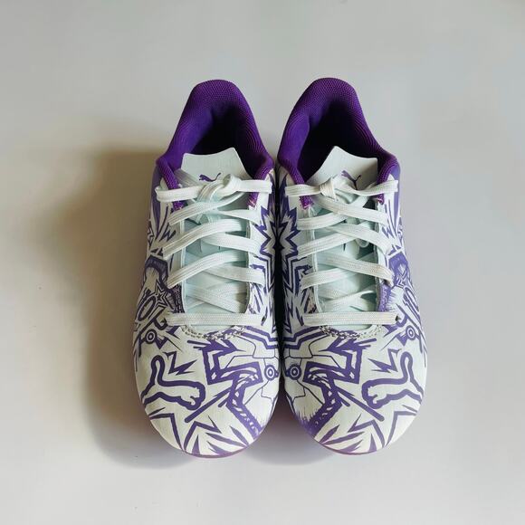 Puma x Christian Pulisic Tacto II FG/AG Soccer Cleats Youth Size 13 Purple - Picture 3 of 9